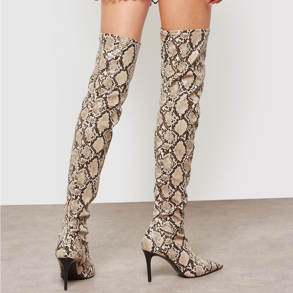 Mango Cindy Boot - Snakeskin